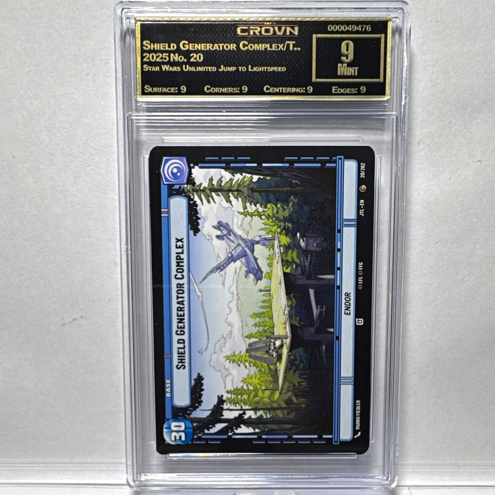Crown Mint 9 Star Wars Unlimited Shield Generator Complex Jump to Lightspeed #20